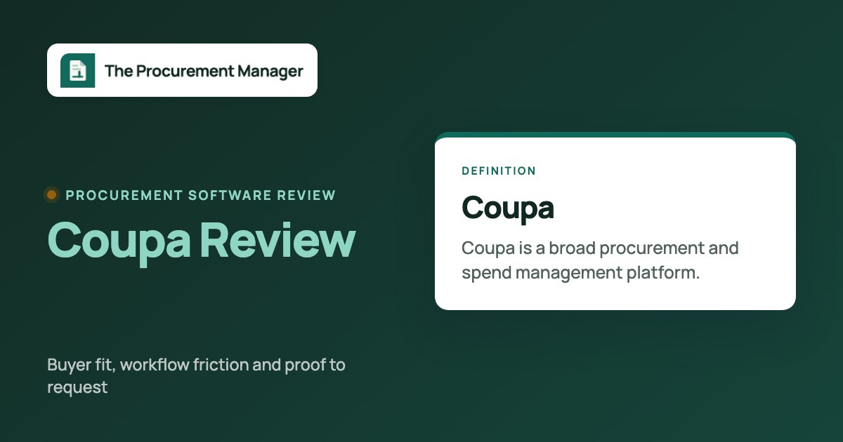 Coupa Review: Features, Drawbacks, Pricing, and Buyer Fit, featured image